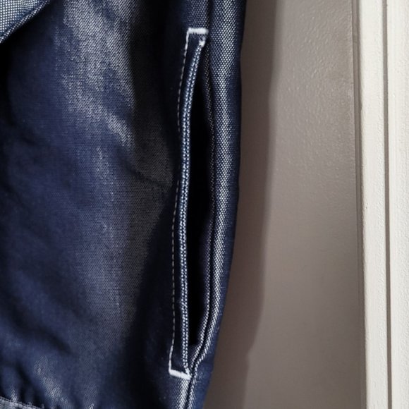 Brooklyn Xpress Vintage Shiny Denim Men's Jacket/coat Size XXL - Picture 8 of 14